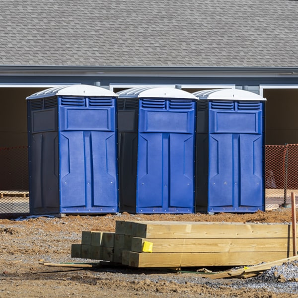 how can i report damages or issues with the portable toilets during my rental period in Chanute KS